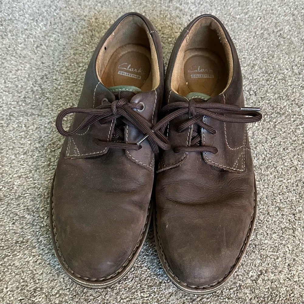 Clark’s Edgewick shoes 9.5 men’s brown